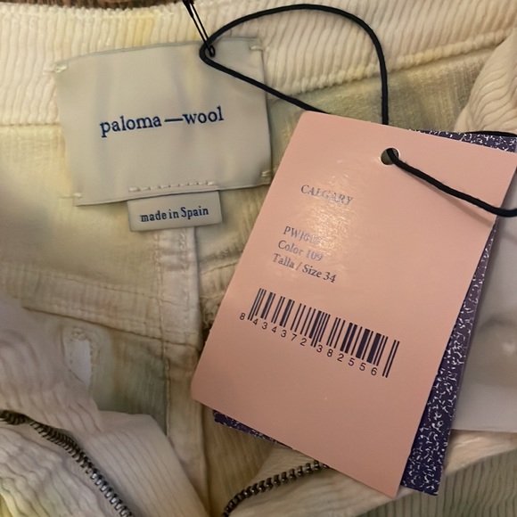 NWT Paloma Wool Calgary Tie Dyed Flare Corduroy Pants - Picture 6 of 6